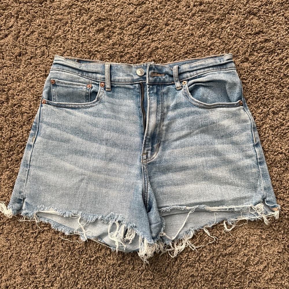 American Eagle denim shorts #denimshorts #90 #highrise